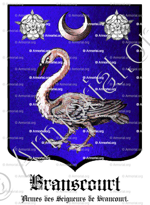 BRANSCOURT_Armes des Seigneurs de Branscourt. Champagne, Picardie._France (i)