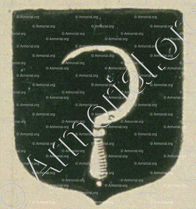 MERCIER de HAUTEFAYE (La Rochelle)_Blason enregistré sous le règne de Louis XIV._France