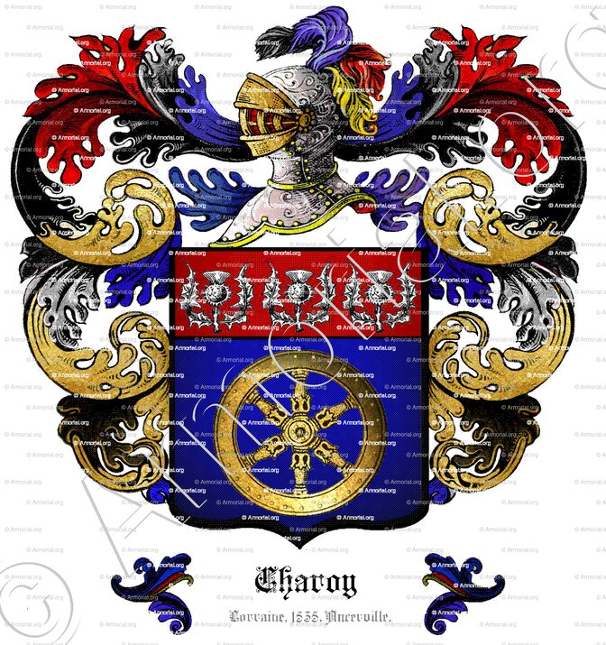 CHAROY_Lorraine. 1535 Ancerville._France (blason privé) (1)