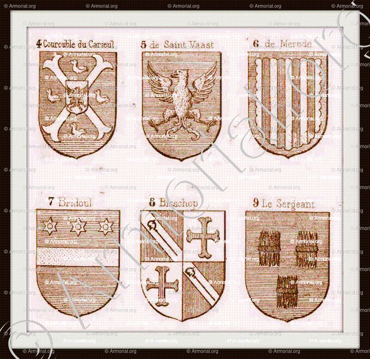 BRIDOULE_Armorial Planche._France