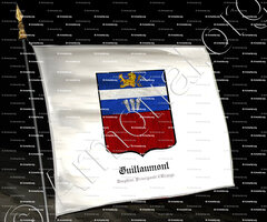 drapeau-GUILLAUMONT _Dauphiné, Principauté d'Orange, Comtat-Venaissin._France (2)