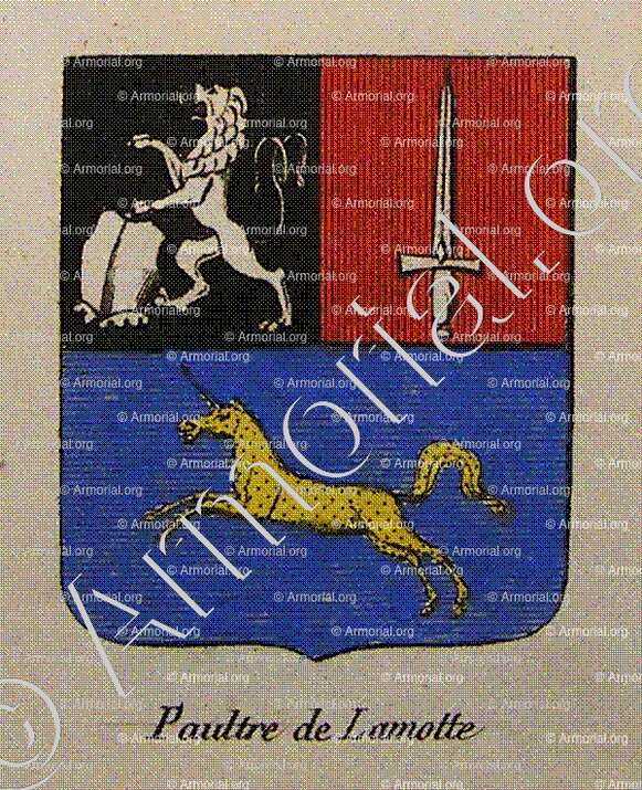 PAULTRE DE LAMOTTE_Noblesse d'Empire._France