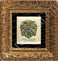 cadre-ancien-or-STÜCKELBERG_Wappenbuch der Stadt Basel . B.Meyer Knaus 1880_Schweiz 