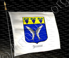 drapeau-JEROME_Armoiries, création. (Oeuvre privée)_France (ii)