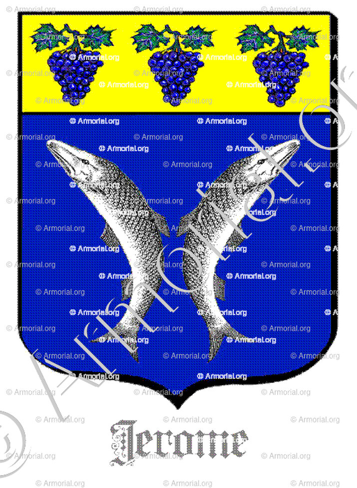 JEROME_Armoiries, création. (Oeuvre privée)_France (ii)