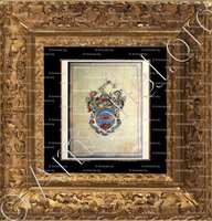 cadre-ancien-or-SANDOZ_Tapis aux armoiries de la famille Sandoz._Propriété de Lionel Sandoz