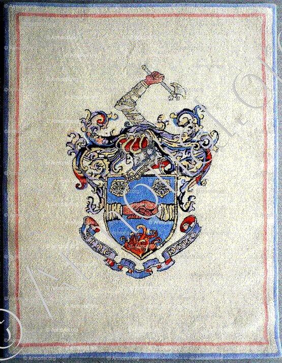 SANDOZ_Tapis aux armoiries de la famille Sandoz._Propriété de Lionel Sandoz