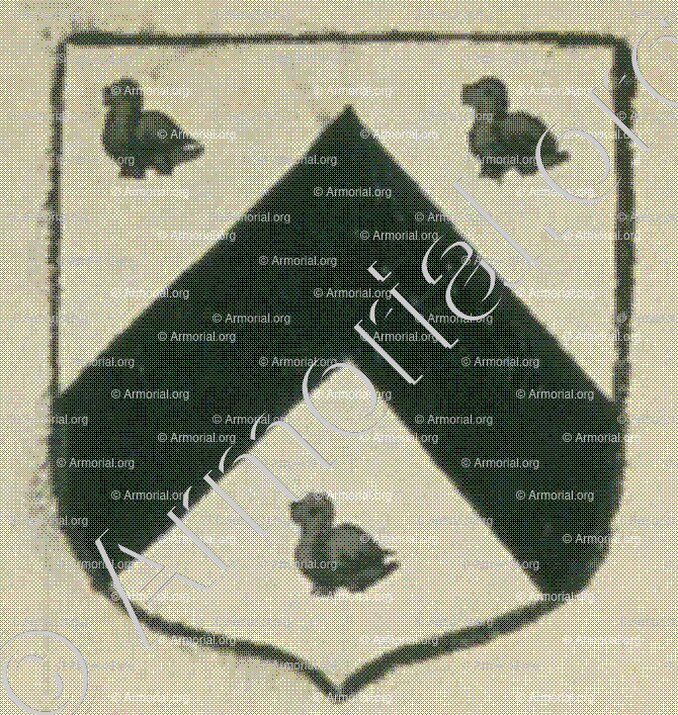 MERLET (La Rochelle)_Blason enregistré sous le règne de Louis XIV._France