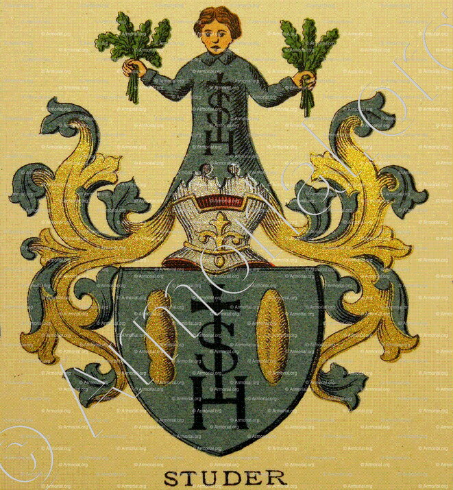 STUDER_Wappenbuch der Stadt Basel . B.Meyer Knaus 1880_Schweiz 