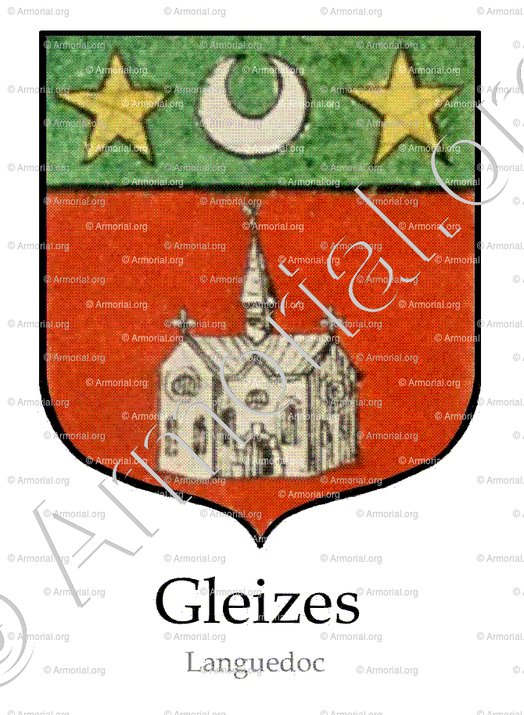 GLEIZES_Languedoc, 1696._France