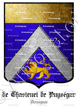 de CHASTENET de PUYSEGUR_Armagnac_France (1+)