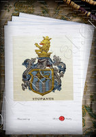 velin-d-Arches-STUPANUS_Wappenbuch der Stadt Basel . B.Meyer Knaus 1880_Schweiz