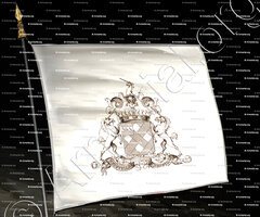 drapeau-de BACQUIGNY_Flandre, Artois, 17e s. org. von Baquehem_France