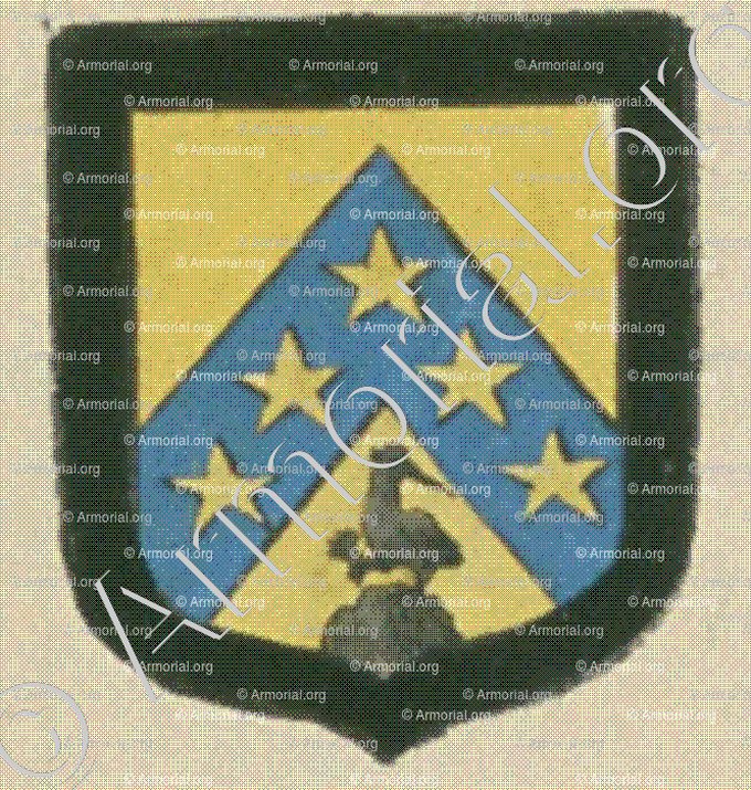 AUDIFREDY (La Rochelle)_Blason enregistré sous le règne de Louis XIV._France