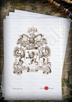 velin-d-Arches-de MENSDORFF- POUILLY_Lorraine 1380. Wien 1844_France Österreich