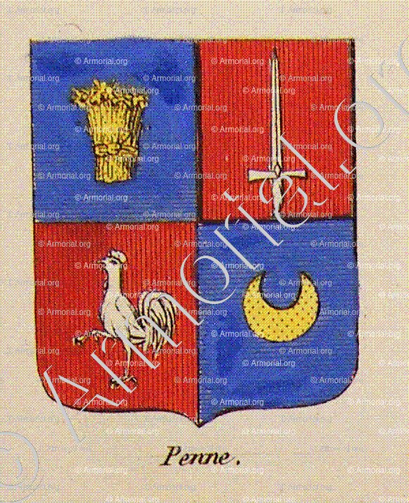 PENNE_Noblesse d'Empire._France