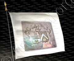 drapeau-SOLANET_gravure sur theiere  en argent aux armes Solanet (17e-18e s.)_France