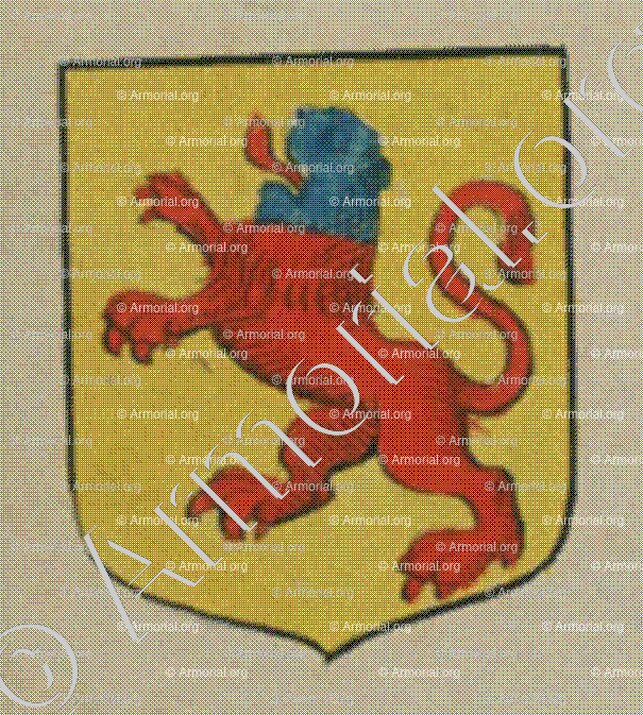 de REINACH femme DEZCOHIM (Alsace)_Blason enregistré sous le règne de Louis XIV_France