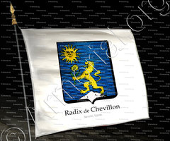 drapeau-RADIX de CHEVILLON_Savoie, Lyon_France