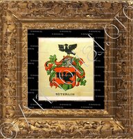 cadre-ancien-or-SÜTERLIN_Wappenbuch der Stadt Basel . B.Meyer Knaus 1880_Schweiz 