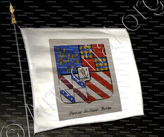 drapeau-PERRON DE SAINT-MARTIN_Noblesse d'Empire._France