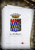 velin-d-Arches-Comte René DEGUISNE_Famille issue de Menemar 1er de Gand, 1070-1120._Belgique
