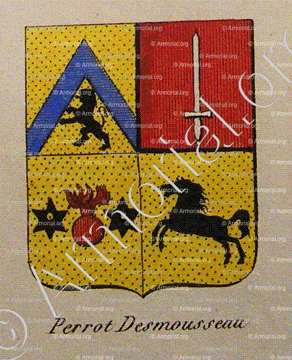 PERROT DESMOUSSEAU_Noblesse d'Empire._France