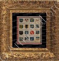 cadre-ancien-or-ABOCCONI _Arme de nobili Veneti. 1650._Italia