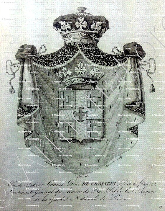 de CHOISEUL_Pair de France_France
