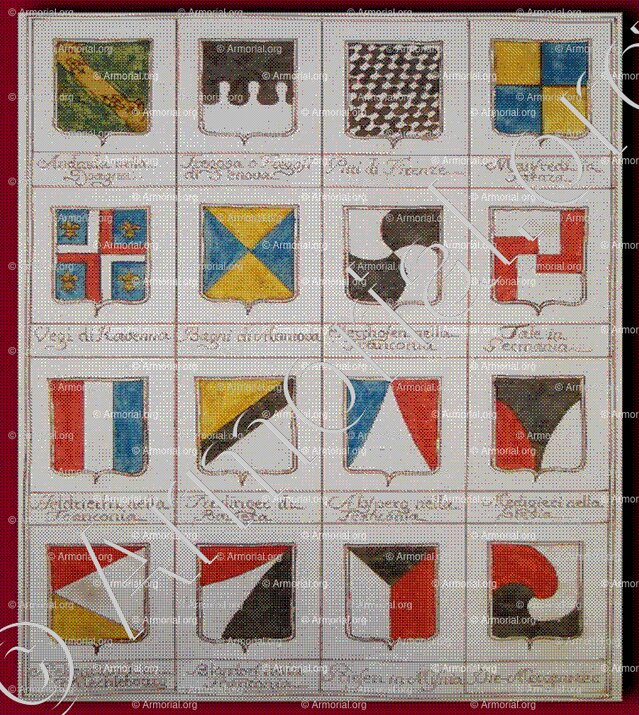 ABSPERG _Arme de nobili Veneti. 1650._Italia