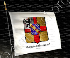 drapeau-Catherine d'Harocourt_Lorraine_France