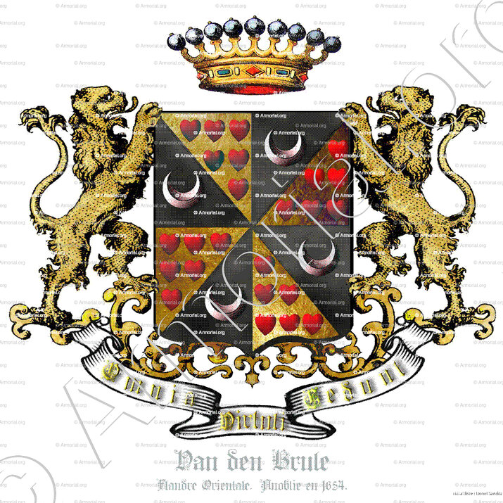 Van den Brule_Flandre Orientale. Anoblie 1654. Comte van den Brule._Belgique (7)