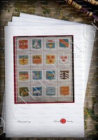 velin-d-Arches-ALBERGATI _Arme de nobili Veneti. 1650._Italia