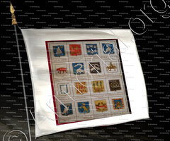 drapeau-ALBIZI _Arme de nobili Veneti. 1650._Italia