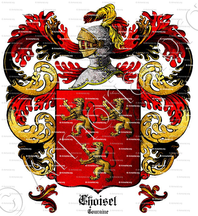 CHOISEL_Touraine, 1696._France (ii)