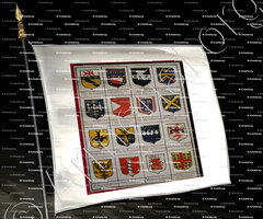 drapeau-ALDROVANDINI _Arme de nobili Veneti. 1650._Italia