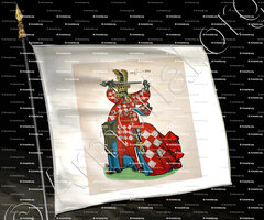 drapeau-de LALAING_armoiries equestre_France ()