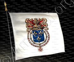 drapeau-HENRI II de BOURBON-CONDÉ_duc de Montmorency, duc d'Albret, duc d'Enghien, Bellegarde..._France