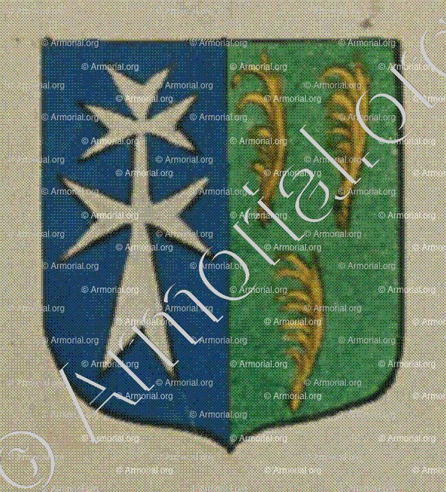 La Commanderie de Steffenfeldt, Ordre du St Esprit (Alsace)_Blason enregistré sous le règne de Louis XIV_France 