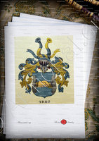 velin-d-Arches-TREU_Wappenbuch der Stadt Basel . B.Meyer Knaus 1880_Schweiz 