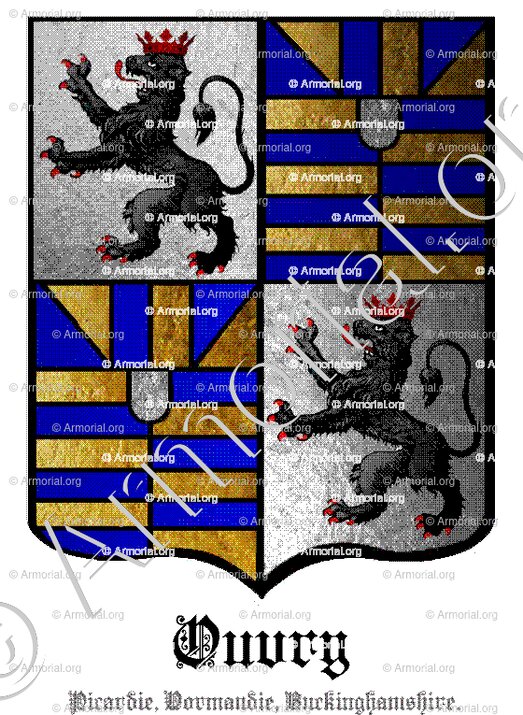 OUVRY_Picardie, Normandie, Buckinghamshire._France Angleterre