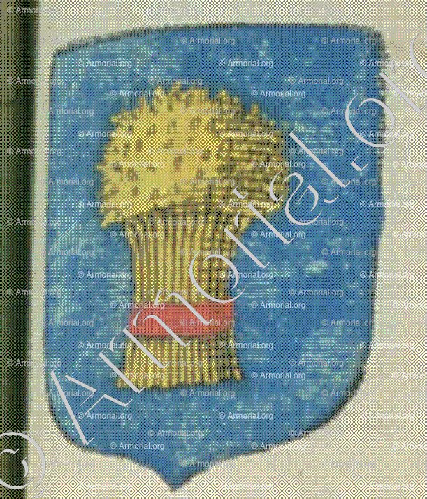 MILLIEN (La Rochelle)_Blason enregistré sous le règne de Louis XIV._France