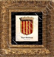 cadre-ancien-or-REYES CATÓLICOS_Reino de Aragón. La Reconquista._España