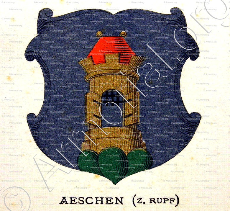 AESCHEN_Wappenbuch der Stadt Basel . B.Meyer Knaus 1880_Schweiz