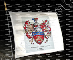 drapeau-ROSSELET des BAYARDS_Vaud, Neuchâtel (Armorial Lionel Sandoz, 1996)_Suisse
