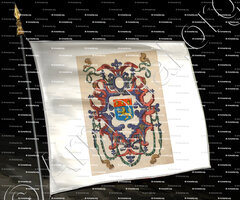 drapeau-de MADRONNET_Guyenne. Gravure du XVIIe s._France
