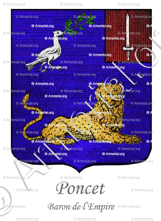 PONCET_Baron de l'Empire_France