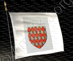 drapeau-ALBY II dit de CLUSES _Genève avant 1535._Suisse