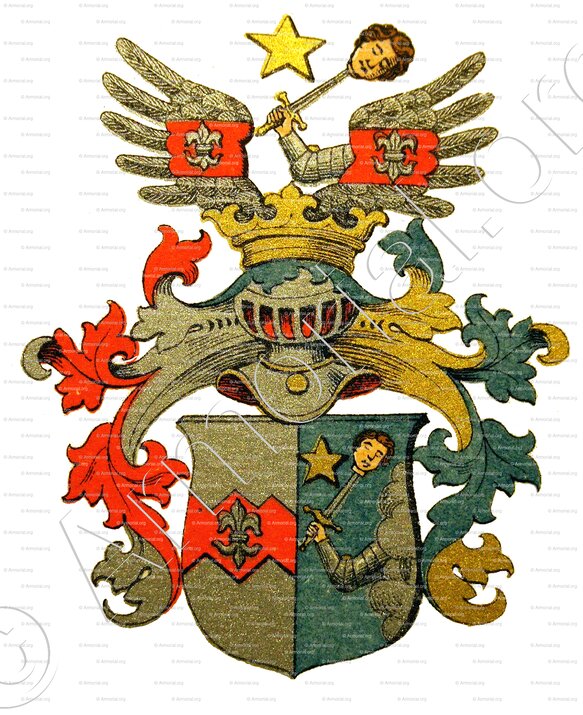 TSCHOPP_Armorial de la ville de Bâle. B.Meyer Knaus 1880_Schweiz. Suisse. Svizzera