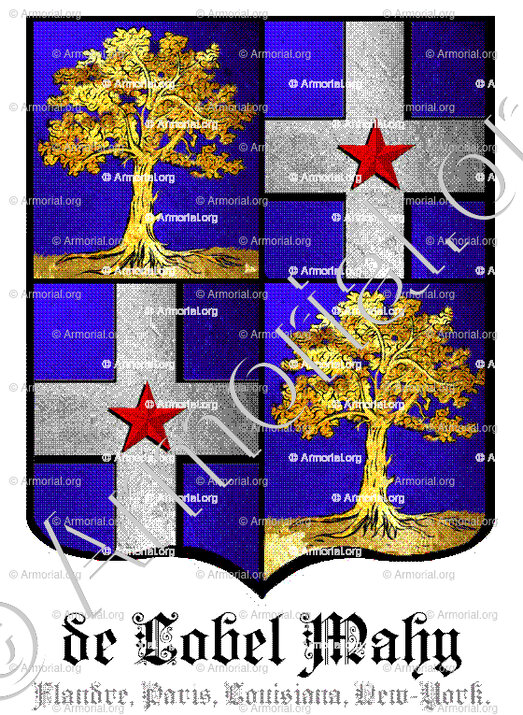 de LOBEL MAHY_Flandre, Paris, Louisiana, New-York._France, United States of America